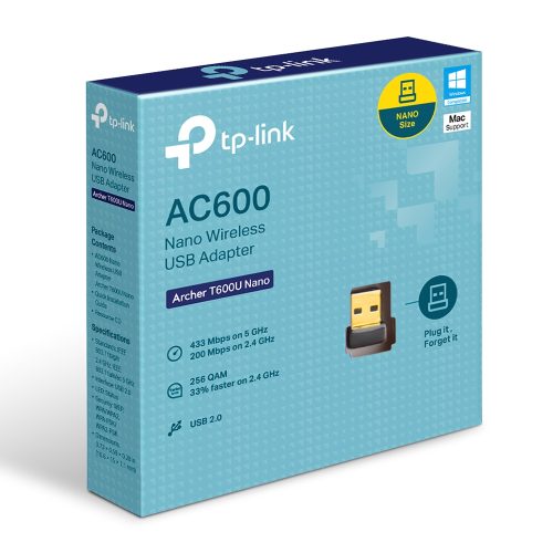 TP-Link Archer T600U Nano AC600 Nano Wireless USB Adapter - Image 3