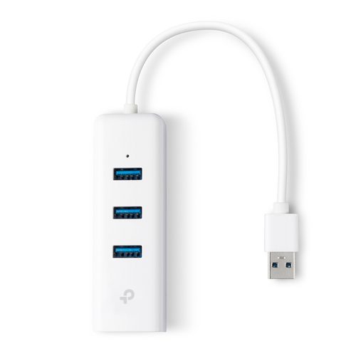 TP-Link UE330 USB 3.0 3-Port Hub & Gigabit Ethernet Adapter 2 in 1 USB Adapter - Image 2