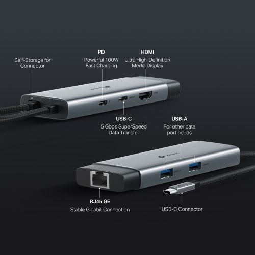 TP-Link UH6120C USB Type-C 6-in-1 Hub - Image 5