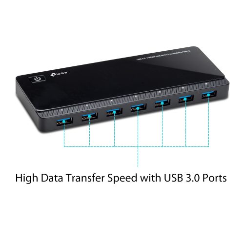 TP-Link UH720 USB 3.0 7-Port Hub with 2 Charging Ports - Image 2