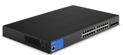 Linksys LGS328MPC Managed PoE+ Switch 24-Port