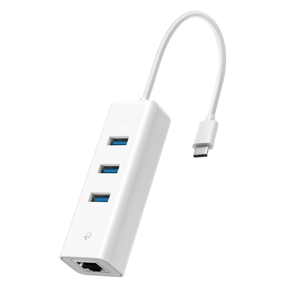 TP-Link UE330C USB Type-C 3-Port Hub & Gigabit Ethernet Adapter - Image 2