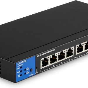 Linksys LGS310MPC 8 Port Gigabit Network PoE+ Switch