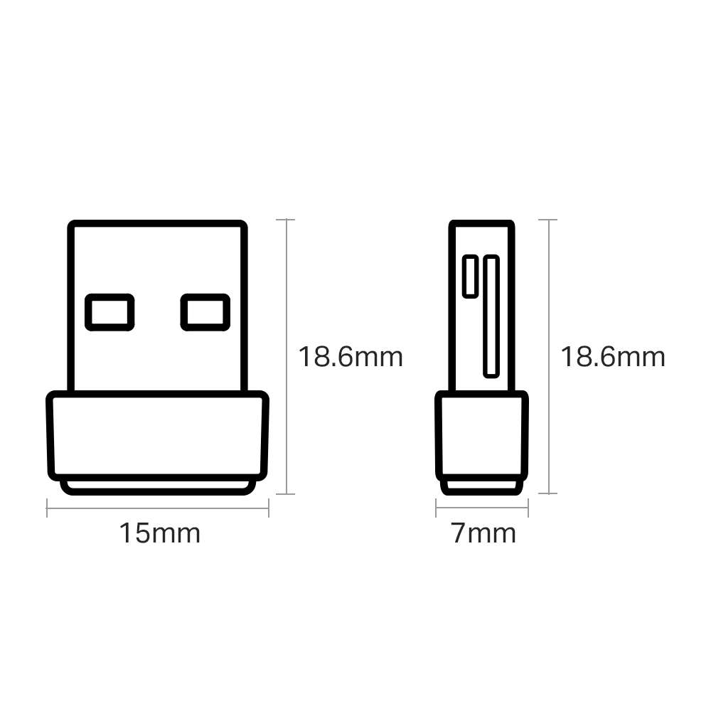 TP-Link Archer T2U Nano AC600 Nano Wireless USB Adapter - Image 3
