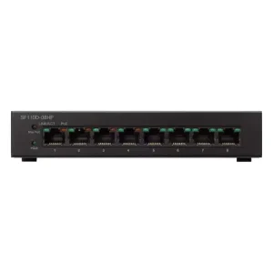 Cisco SF110D-08HP Unmanaged PoE Switch, 8-Port Fast Ethernet