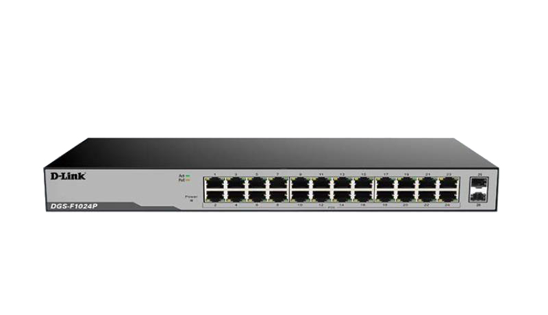 DGS-F1024P D-Link 24 Port Gigabit Unmanaged POE