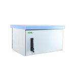 ABC Rack 6U, 600x450 mm, Outdoor IP 55 front Door and rear door steel, 2Fan