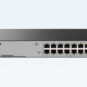D-link DGS-F1016P 16 Port Gigabit Unmanaged POE Switch with 2 SFP ports 250 watts